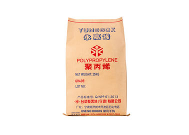 중국 길쌈한 PP는 음식/곡물/화학 공업을 위한 크래프트 종이 플라스틱 종이 봉지를 박판으로 만들었습니다 협력 업체