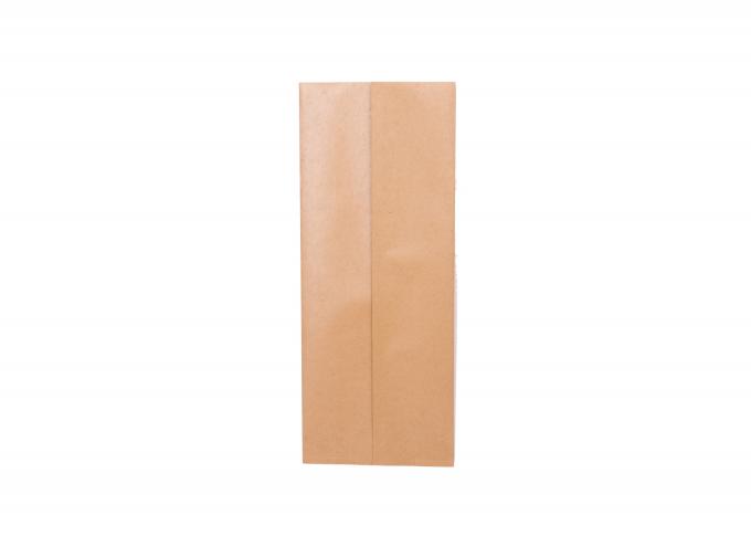 브라운 백색 크래프트 종이 플라스틱 종이 봉지는 Priting UV 17 실을 두껍게 도매합니다